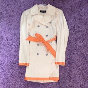 Black Rivet Trench Coat